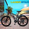 LAZER STAR 26 INCH BICYCLE , CYCLE FOR RACING , MOUNTAIN BIKE , ROAD BIKE WITH 10 GEARS. 