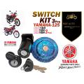 Complete Switch kit of Yamaha YBR 125 g ybz dx / Switch KIT YAMAHA YBR125. 