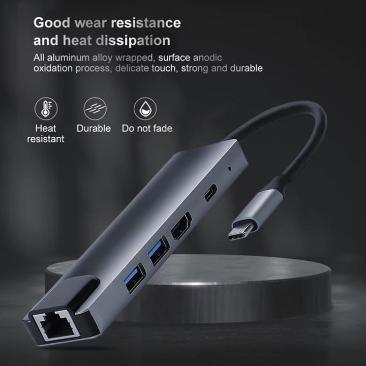 Type-c to HDMI PD 5-in-1 notebook docking station usb3.0 hub hub