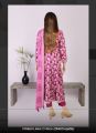 Winter Collection Unstitched 2 Piece Printed Dress. 