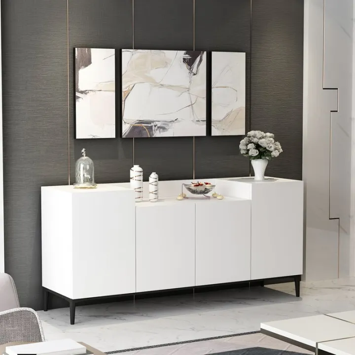 Modern%20Storage%20Cabinet%20For%20Home%20(Living%20Room)%20Or%20Office%20Use%20With%20Externally%204%20Compartments%20In%20Pure%20White%20-%20Image%203