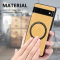 For Google Pixel 6A Solid Color Leather Skin Back Cover Phone Case. 