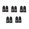 10PCS Gaming Finger Superconducting Electric Fibre 28 Knitted Sleeve Breathable Fingertips for PUBG Mobile Games. 