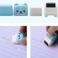 1 Pc Roller Eraser Cute Cartoon Rubber Kawaii Students Stationery Material Escolar Kids Gifts School Office Correction Supplies. 