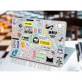 Mini stickers in one frame universal  Laptop Skin Vinyl Sticker Decal, 12 13 13.3 14 15 15.4 15.6 inch Laptop Skin Sticker Cover Art Decal Protector Fits All Laptops. 