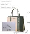 FANDARE Elegant Shoulder Bags - Women's Shoulder Bag - Adjustable Women Handbag - PU Leather Waterproof Medium Office School Shopping Work Bag - Travel Handbags. 