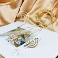 【Hot demand】Butterfly Alloy Cuff Bangle Bracelets for Women Hollow Out Musical Note Wide Open Arm Cuff Wrist Accessory Leaves Women Arm Chain Party.