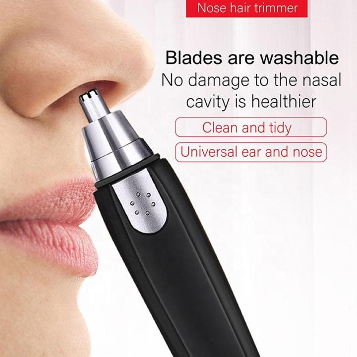 Electric Nose Hair Trimmer Implement Shaver Men Women Ear Neck Eyebrow Trimmer Shaver Man Clean Trimer Razor Remover Kit