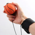 Hand Ball Toy Kids Hand Ball Wristband Toy Fun Rubber Bouncing Ball Game for Children Outdoor Elastic Rope Exercise Toy Favorite Sturdy Wrist Strap Toy. 