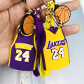 Lakers Kobe Bryant Jersey NBA Polo Shirt Keychain Bag Car Pendant Key Holder. 