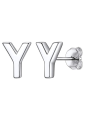 A to Z 22k Chandi Alphabets Earrings-6mm. 
