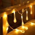 Crystal Waterdrop Ball 20 Led String Fairy Light for Room Decoration - Water drop ball LED Fairy Lights Battery Operated. 