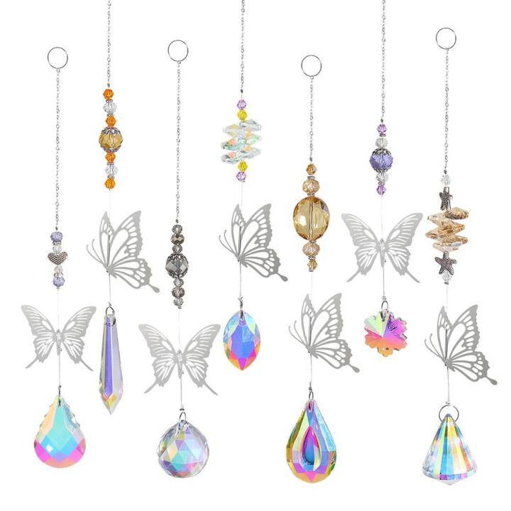 Crystal%20Windchimes%20Sun%20Catcher%20Silver%20Butterfly%20Hanging%20Pendant%20Jewelry%20Rainbow%20Chase%20Home%20Garden%20Window%20Curtain%20Wedding%20Decora%20-%20Image%208