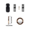 POM V Slot Wheel Big Plastic Pulley Wheel with Bearing Idler Pulley Gear Perlin Wheel for Creality Ender 3, CR-7, CR-8, CR-10. 