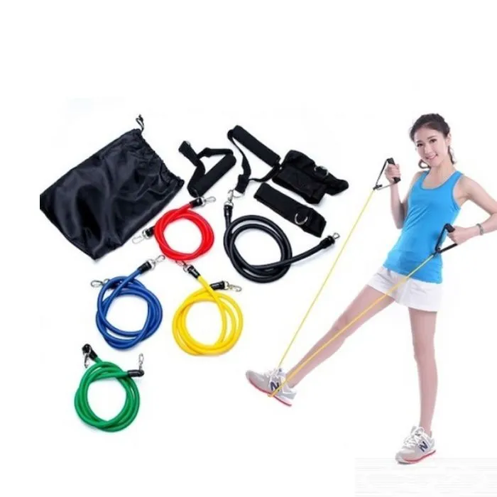 11%20Piece%20Power%20Resistance%20Band%20Set%20%20Strength%20Training%20Yoga%20%20Sports%20Fitness%20-%20Image%2010