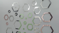 Acrylic Hexagon Ring Mirror Wall Decor | Acrylic Calligraphy New Wall Art in a Beautiful Frame, a Trending Acrylic Mirror Home Decor Product. Ideal for Living Room, Kids Room, Bedroom, and Drawing Room Decor, Perfect for Home Decor. Featuring Exqu. 