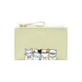 IVORY1 Cute Women Wallets Fashion Design Bank Card Holder Bag Korean Style Wallets Portable Cat Solid Color PU Leather Ultra Thin Simple Short Clutch Bag/Multicolor. 