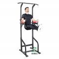 Power Tower Pull Up Bar, Adjustable Height Pull Up & Dip Station Multi-Function Home Gym Strength Training Fitness Workout Station. 