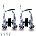 Cycle brakes Brake Set Front and Rear Bike Brakes Set Universal Bike Bra.... 