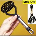 Pvc  Pusher/Potato Masher With Broad Mashing Plate For Smooth Mashed Potatoes Fruit Vegetable Tools Press Crusher. 