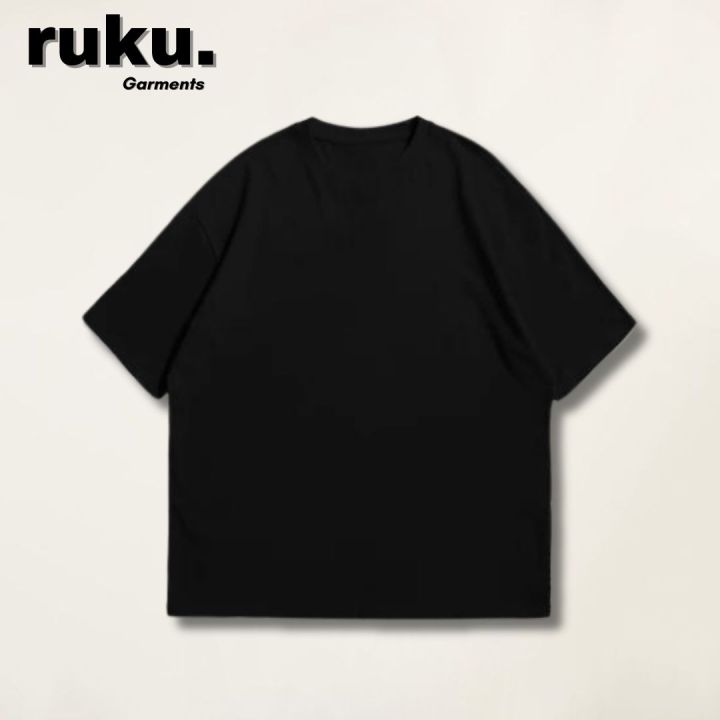 Ruku%20Garments%20Oversized%20Plain%20Drop%20Shoulder%20T-shirt%20Pack%20Of%205%20Single%20Jersey%20%20Cotton%20Stuff%20-%20Image%205