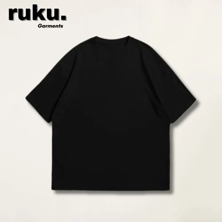 Ruku%20Garments%20Oversized%20Plain%20Drop%20Shoulder%20T-shirt%20Pack%20Of%205%20Single%20Jersey%20%20Cotton%20Stuff%20-%20Image%205