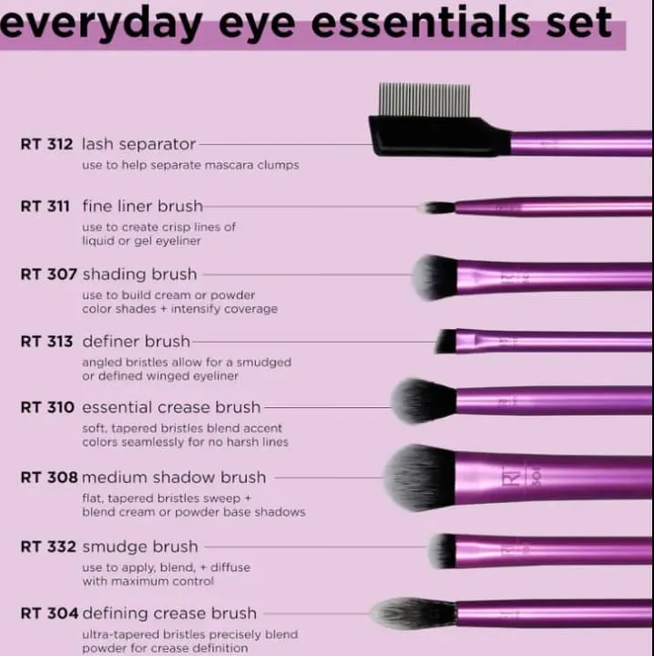Real%20Techniques%20Eye%20Makeup%20Brush%20Set%20%E2%80%93%20Everyday%20Eye%20Essentials%20Kit%20(9%20Pcs)%20%7C%20Professional%20Eyeshadow%20Brushes%20for%20Blending,%20Liner,%20Crease,%20Smudge%20&%20More%20-%20Image%202
