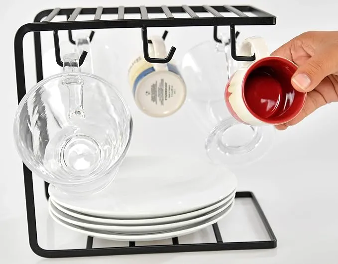 Metal%20Mug%20Tree%20Holder%20Stand%20for%20Counter-Rustic%20Coffee%20Cup%20Holder%20for%20Counter-6%20Mug%20Rack%20Organizer%20for%20Kitchen%20Cabinet-Mug%20and%20Plate%20Holder-Black%20-%20Image%204
