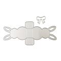 3D Effect Rabbit Bunny Box Metal Cutting Dies DIY Scrapbook. 