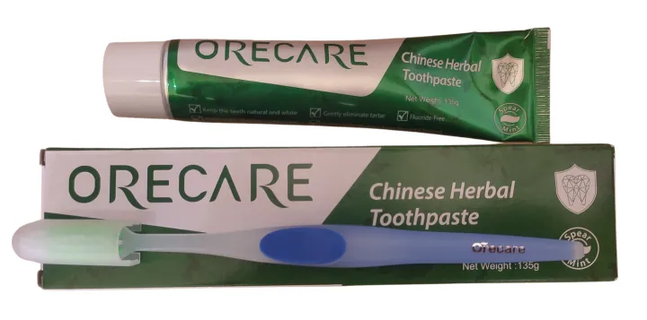 (1 pack ) tiens Orecare chinese herbal Toothpaste 135gm with toothbrush ...