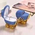 Baby Stroller Style Velvet Ring Box 1 Piece lovely Baby carriage Velvet Jewelry Box Wedding Ring Box Gift Box Holder Case for Earrings Necklaces Bracelets Display Cute Velvet Jewelry Box, Baby Carriage Wedding Ring Box Gift Box, Necklace Ring Box Earring. 