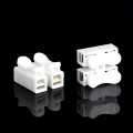 5/10/20/30/50 Pcs- Quick Wiring Electric Cable Connectors Screw Less Wire Connectors Press Type Quick Splice Wire Connector for Electric Connection Press Type Self Locking Quick Wiring Connector Quick Wiring Terminal  for LED Ceiling Lights  CH-2. 
