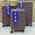 Diplomate Luggage Bag set 3Pcs hard shell trolley bags 20 24 28 inches. 