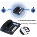 Home Office Telephone, Desk Landline Phone with LED Display, Caller ID Corded Telephone, Announcement Mute Function, Standard Corded Telephone for Home Office, Cafe Bar Note random color will be deliver. 