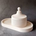 Jesmonite trinket tray and box set for jewellery and accessories pinyerest and aesthetic for home and room decor. 