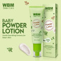 WBM Baby Powder Lotion - 80g | Prickly Heat Talcum Powder. 