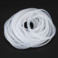 3X Cable Wire Organizer Manager Spiral Wrap Band 6mm Dia 15M Length White. 