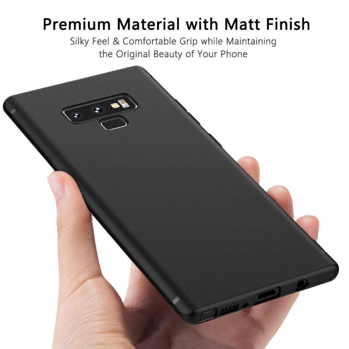 Samsung%20Galaxy%20Note%209%20Matte%20Black%20Flexible%20TPU%20Shockproof%20Case%20-%20Image%207