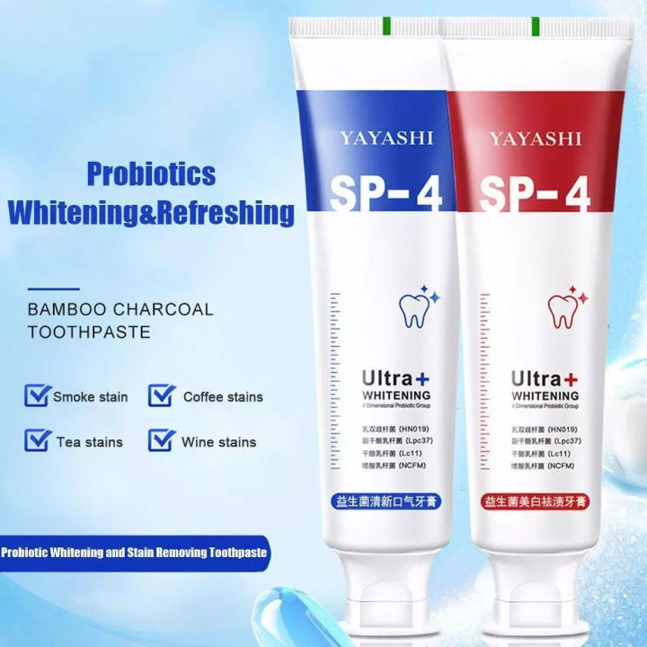 Sp 4 Toothpaste Sp 4 Probiotic Toothpaste Yayashi Sp 4 Toothpaste Fresh Breath Toothpaste Natural Tooth Whitener For All Oral Concerns Brighter