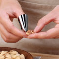 Stainless Steel Kitchen Cutting Guard Protection Tools Finger Protectors Peanut Sheller Vegetable Nuts Peeling Finger Guard. 