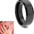 COMFORT ZOON Premium Quality 8mm Solid Black Beads Stretch Bracelet For Girls and Women - Ladies Girl Bead Hand Bracelets. 