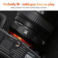 Lens Adapter Canon EOS (EF/EF-S) D/SLR Lens to Micro Four Thirds (MFT, M4/3) Mount Mirrorless Camera Body with Matting Varnish Design Lens Adapter. 