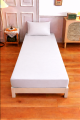 Jersey Fitted Bed Sheet With Pillow Covers. 