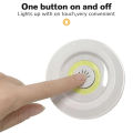 Wireless LED Under Cabinet Light Bedroom Lights with Remote Control 3W Super Bright Cob Under Cabinet Light LED Wireless Remote Control Dimmable Wardrobe Night Lamp LED Lights, Storage Rooms, Kitchens (Batteries Not Included) (Pack of 3). 