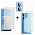 Sparx Edge 20 Pro Tempered Glass Screen Protector with UV Glue Camera and Back Skin Guard. 