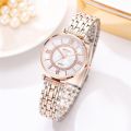 LooKeo mall Fashionable New design Stainless Steel strap Casual wrist Watches Elegant Female Bracelet Watches For Girls Luxury Stylish Watch. 