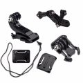 Action Camera Accessories Set For GoPro Hero 5 3 4 Xiaomi Yi 4K SJCAM SJ4000 Chest Strap Base Mount Go Pro Helmet Kits. 