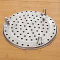 Steamer Stand Steamer Pot Stainless Steel Steamers Stand and Steamer Rack High Quality 10" inch Stainless Steel Steamer Rack Rack Insert Stock Pot Steaming Tray Kitchen Home for Steam chicken Roast Steamer machine. 