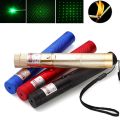 Multifunctional High Quality Green Laser Pointer Pen With Safety Lock Key. 