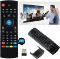 New Best Quality MX3 Air Mouse ( Voice Controller and With out Voice ) + Mini Keyboard - Universal 3 in 1 Smart TV Box Remote working all Android Box. 